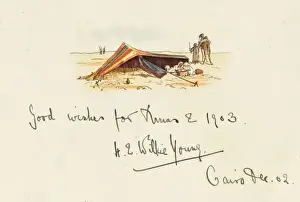 Bedouin Tent with Camel, Egypt