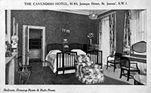 Bedroom of the Cavendish Hotel