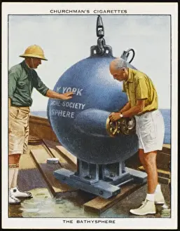 Beebe Prints: Beebes Bathysphere