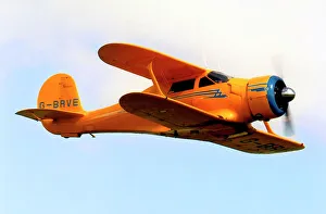 Noughties Prints: Beech 17 Staggerwing G-BRVE