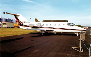 Beechjet Prints: Beech 400 Beechjet N1556W