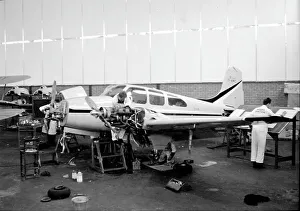 Cranfield Collection: Beech B95A TravelAir EI-AMC