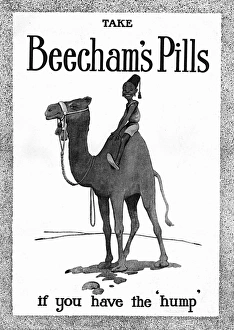 Beechams Pills advertisement by Bruce Bairnsfather Beechams Pills advertisement by Bruce Bairnsfather