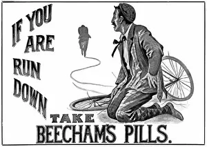 Medicines Collection: Beechams Pills Cycle Ad