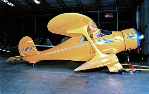 Beechcraft Prints: Beechcraft 17 Staggerwing G-BRVE