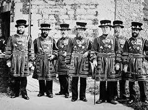 Yeoman Prints: Beefeaters, Tower of London, Victorian period