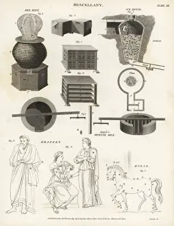 Beehive, icehouse and mortar mill