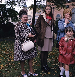 Beehive and Leopardskin. Stockton on Tees 1970s