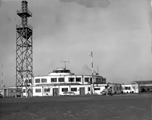 Terminal Prints: The beehive terminal building at Gatwick Airport