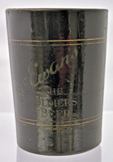 Images Dated 14th February 2012: Beer mug inscribed McEwans - The Soldiers Beer