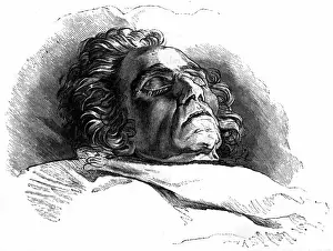 Beethoven Prints: Beethoven (Deathbed)