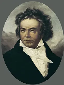 Beethoven, Ludwig, van. German composer. Portrait