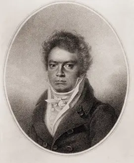 C Ulture Prints: Beethoven, Ludwig, van. German composer. Portrait
