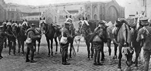 Expeditionary Prints: BEF arriving in France, WW1, August 1914
