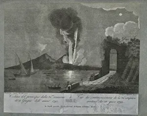 Dynamic Prints: Beginning of the 32nd eruption of Mount Vesuvius
