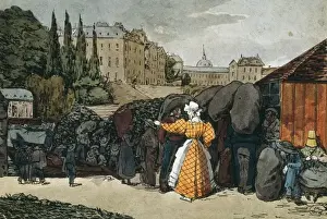Carnavalet Prints: BELAURE (19th century). Coalmen. s. XIX. Engraving