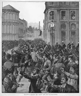 Riots Prints: Belfast Riots 1886