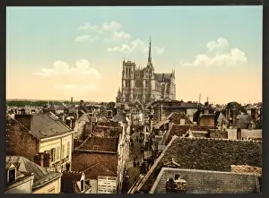 Amiens Prints: From the belfrey, Amiens, France