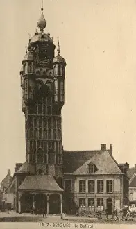 Belfry in Bergues, northern France