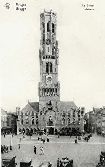 Belfry Prints: Belfry of Bruges (Belfort van Brugge), Bruges, Belgium