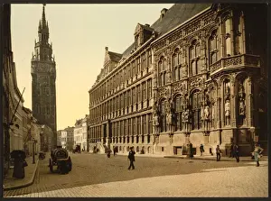 The belfry and Hotel de ville, Ghent, Belgium
