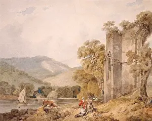 Wheatley Prints: The Belfry Tower, Furness Abbey, Lancashire
