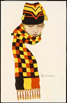 Tassels Collection: BELGIAN FLAG-SCARF