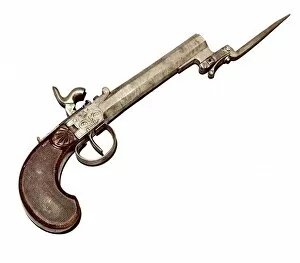 Vitoria Collection: Belgian gun with folding bayonet. SPAIN. Vitoria