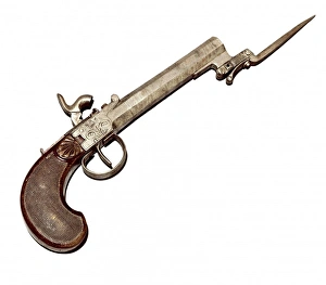 Arming Collection: Belgian gun with folding bayonet. SPAIN. Vitoria