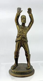 Images Dated 14th February 2012: Belgian-made figure of a surrendering German soldier