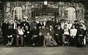 Hannah Prints: Belgian Patients & VAD Staff, Quex Park