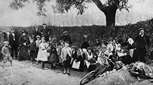 Refugees Prints: Belgian Refugees - WW1