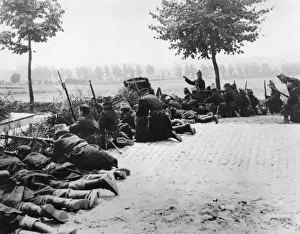 Belgian retreat to Antwerp, WW1