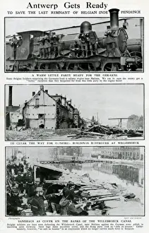 Invading Prints: Belgian troops defending Antwerp, WW1