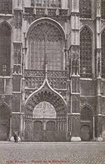 Images Dated 7th January 2011: Belgium - Anvers - Cathedral Doorway