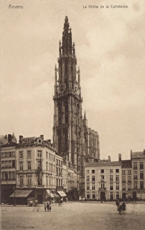 Images Dated 7th January 2011: Belgium - Anvers - Cathedral Spire