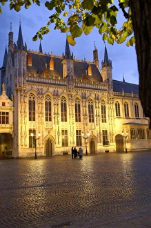 Flandre Gallery: BELGIUM. Bruges. Burg Square. City hall