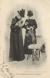 Archduchess Gallery: Belgium - The Queen and her maid of honour