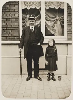 Belgium - Senior Belgian Railway Official & daughter