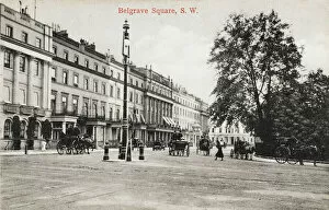 Carriages Collection: Belgrave Square, Pimlico, London