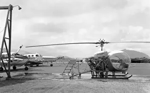 Helicopter Prints: Bell 47G 3-B2 VH-SKH