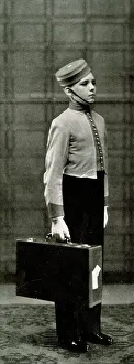 Bell Boy on RMS Queen Mary