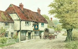 Waltham Prints: Bell Inn, Waltham St Laurence, Berkshire