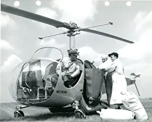 Duster Prints: Bell Model 47B-3, NC133B, crop duster
