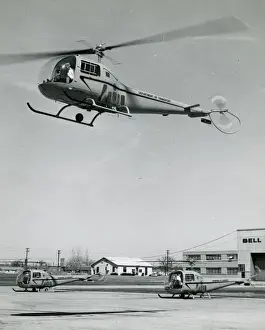 Three of four Bell Model 47J Rangers for the Canadian De?