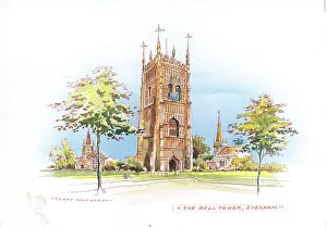Whitworth Prints: The Bell Tower, Evesham