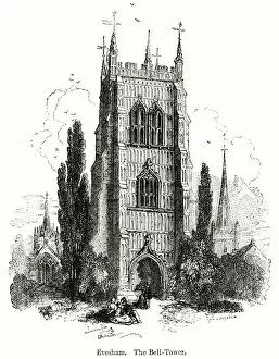 Bell tower of Evesham Abbey, Worcestershire