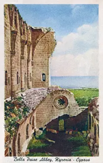 Cyprus Prints: Bellapais Monastery, Kyrenia, Cyprus
