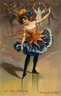 Carnival Prints: Belle of the ball at the carnival