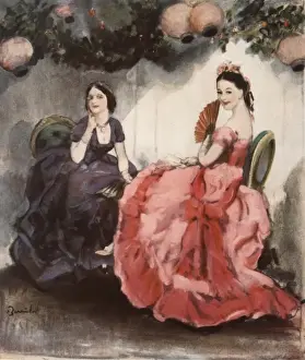 Crinolines Prints: The Belle of Yesterday by William Barribal